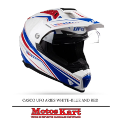 CASCO UFO ARIES WHITE-BLUE AND RED