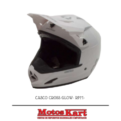 CASCO CROSS RPM GLOW BLANCO