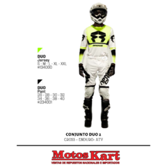 JERSEY RPM CROSS DUO BLANCO/AMARILLO - comprar online