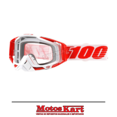 ANTIPARRA 100% RACECRAFT BILAL - CLEAR LENS