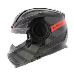 CASCO FF902 SCOPE HAMR BLACK - TITANIUM - RED LS2 en internet