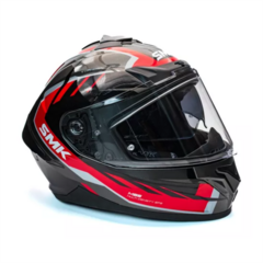 CASCO INTEGRAL SMK TYPHOON AEROT DOBLE VISOR - MotosKart