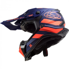 CASCO LS2 MX700 SUBVERTER CARGO AZUL/NARANJA MATE - tienda online