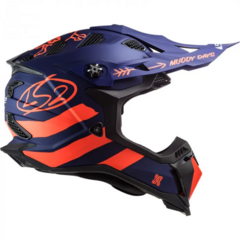 Imagen de CASCO LS2 MX700 SUBVERTER CARGO AZUL/NARANJA MATE