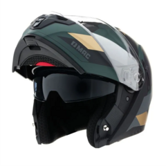 CASCO MAC 166 BLAZE GEWALT VERDE/DORADO MATE