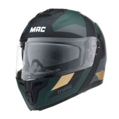 CASCO MAC 166 BLAZE GEWALT VERDE/DORADO MATE - comprar online