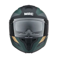 CASCO MAC 166 BLAZE GEWALT VERDE/DORADO MATE en internet