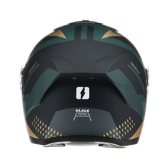 Imagen de CASCO MAC 166 BLAZE GEWALT VERDE/DORADO MATE