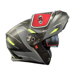 CASCO AVX FS-918 REBATIBLE FUSION GREY YELLOW - comprar online