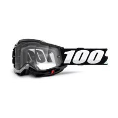 ANTIPARRA 100% ACCURI 2 ENDURO MTB GOGGLE BLACK - CLEAR