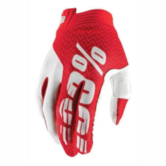 GUANTES RED/WHITE MD 100%