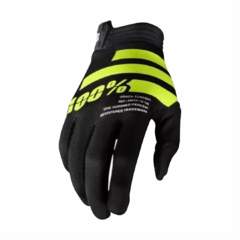 GUANTES 100% BLACK/YELLOW