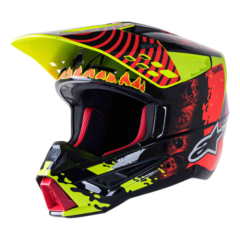 CASCO ALPINESTARS S-M5 SOLAR FLARE HELMET ECE