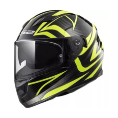 CASCO LS2 320 EVO JINK MATT NEGRO - AMARILLO