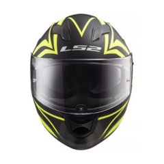 CASCO LS2 320 EVO JINK MATT NEGRO - AMARILLO en internet