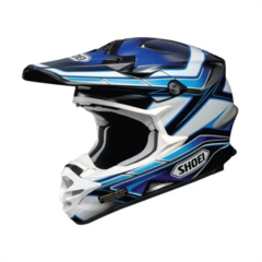 CASCO SHOEI VFX-W CAPACITOR TC-2 BLUE/WHITE