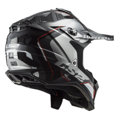 CASCO LS2 700 SUBVERTER ARCHED BL-SIL-TIT - comprar online