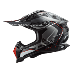 CASCO LS2 700 SUBVERTER ARCHED BL-SIL-TIT