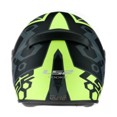 CASCO LS2 FF352 ROOKIE MEIN MATT BLACK/NEON YELLOW - comprar online