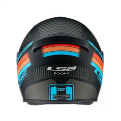 CASCO LS2 FF352 ZEN MATT BLACK BLUE - comprar online