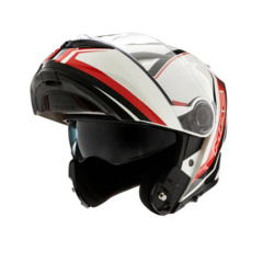 CASCO MAC 908 STROKE NEGRO GRIS ROJO - comprar online