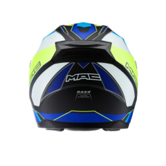 CASCO MAC BASS FFM67 NIRVANA NEGRO/AZUL/AMARILLO MATE en internet