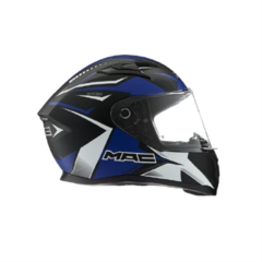 CASCO MAC BASS FFM67 SPEED BOND MATT AZUL/NEGRO - comprar online