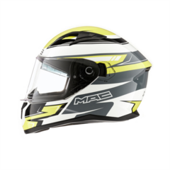 CASCO MAC SPEED 2.0 APEX YEL/WHI/GREY - comprar online