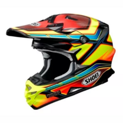 CASCO SHOEI VFX-W CAPACITOR TC-3 YELLOW FLUO