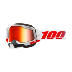 ANTIPARRA 100% RACECRAFT 2 SNOWMOBILE - SKI / SNOWBOARD - ST - KITH - MIRROR RED LENS