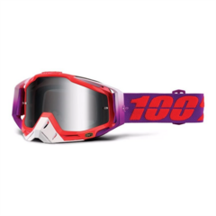 ANTIPARRA 100% RACECRAFT GOGGLE WATERMELON - MIRROR SILVER LENS