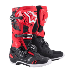 BOTAS ALPINESTARS TECH 10 NEGRO Y ROJO