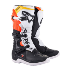 BOTAS ALPINESTARS TECH 3 BLACK WHITE RED YELLOW