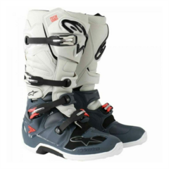 BOTAS ALPINESTARS TECH 7 DARK GRAY LIGHT GRAY RED FLUO