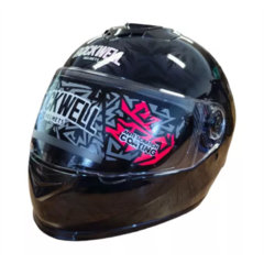 CASCO INTEGRAL ROCKWELL 929 MONSTER PLAIN NEGRO en internet