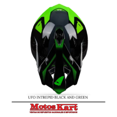 CASCO UFO INTREPID BLACK AND GREEN en internet