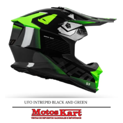 CASCO UFO INTREPID BLACK AND GREEN