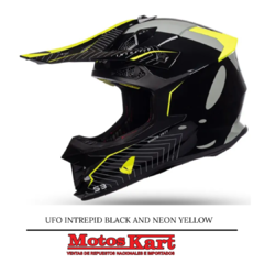 CASCO UFO INTREPID BLACK AND NEON YELLOW en internet