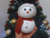 Boneco de neve decoração natalina