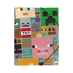 CARPETA OFICIO 3 SOLAPAS MINECRAFT [1005248-25]