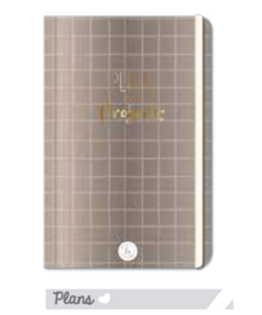 LIBRETA 9,5X13 BINDER METAL PLANS [1009C]