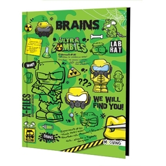 Cuaderno 16x21 T/D Cosido 48 hjs. Ultra Zombies [1203186]