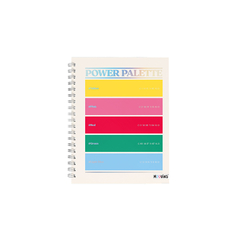 CUADERNO 16X21 ESPIRAL TAPA DURA 80 HJS. RAINBOW [1205251-25]