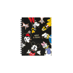 CUADERNO 16X21 ESPIRAL TAPA DURA 80 HJS. MICKEY & FRIENDS [1205253-25]