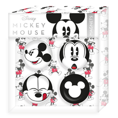 MAW - MICKEY MOUSE GLASS MAGNETS X 4 [1212050505]