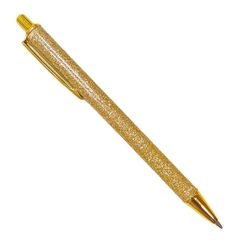 BOLIGRAFO C/BRILLO LISO PLATEADO/DORADO/COBRE 1.0MM TINTA NEGRA [25961] - comprar online