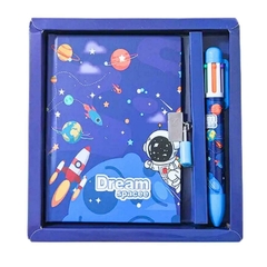 DIARIO ESPACIAL C/BOLIGRAFO MULTI X 6 EN CAJA [26761]