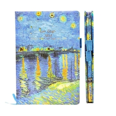 LIBRETA A5 VAN GOGH - 80 HOJAS RAYADAS [26949] en internet