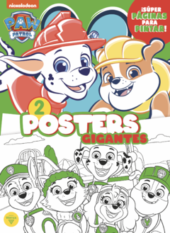 COLORING CON POSTERS GIGANTES PAW PATROL [5507]