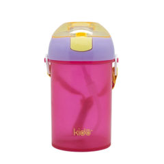 BOTELLA KIDO C/BOTON Y CORREA 350ML ANTI DERRAME LIBRE DE BPA [K276902] en internet